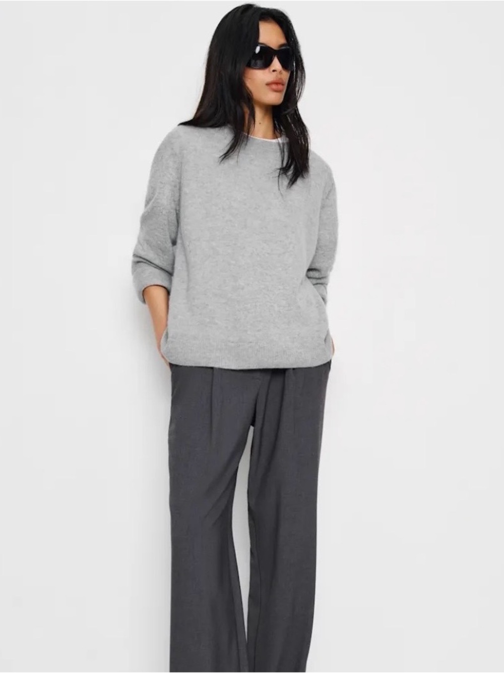 Reformation Cashmere Boyfriend Sweater, Size M